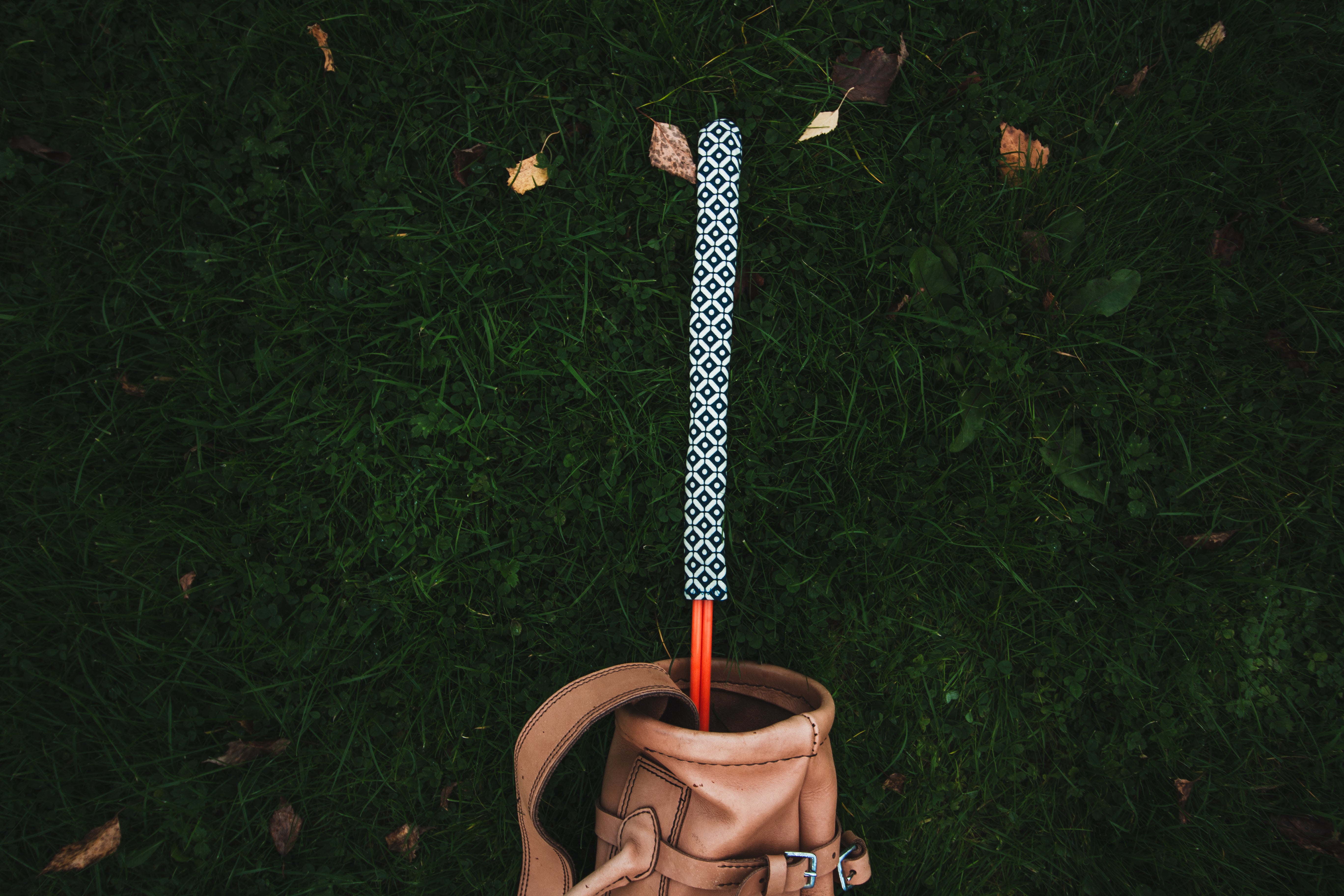 Blue Patterned Headcovers